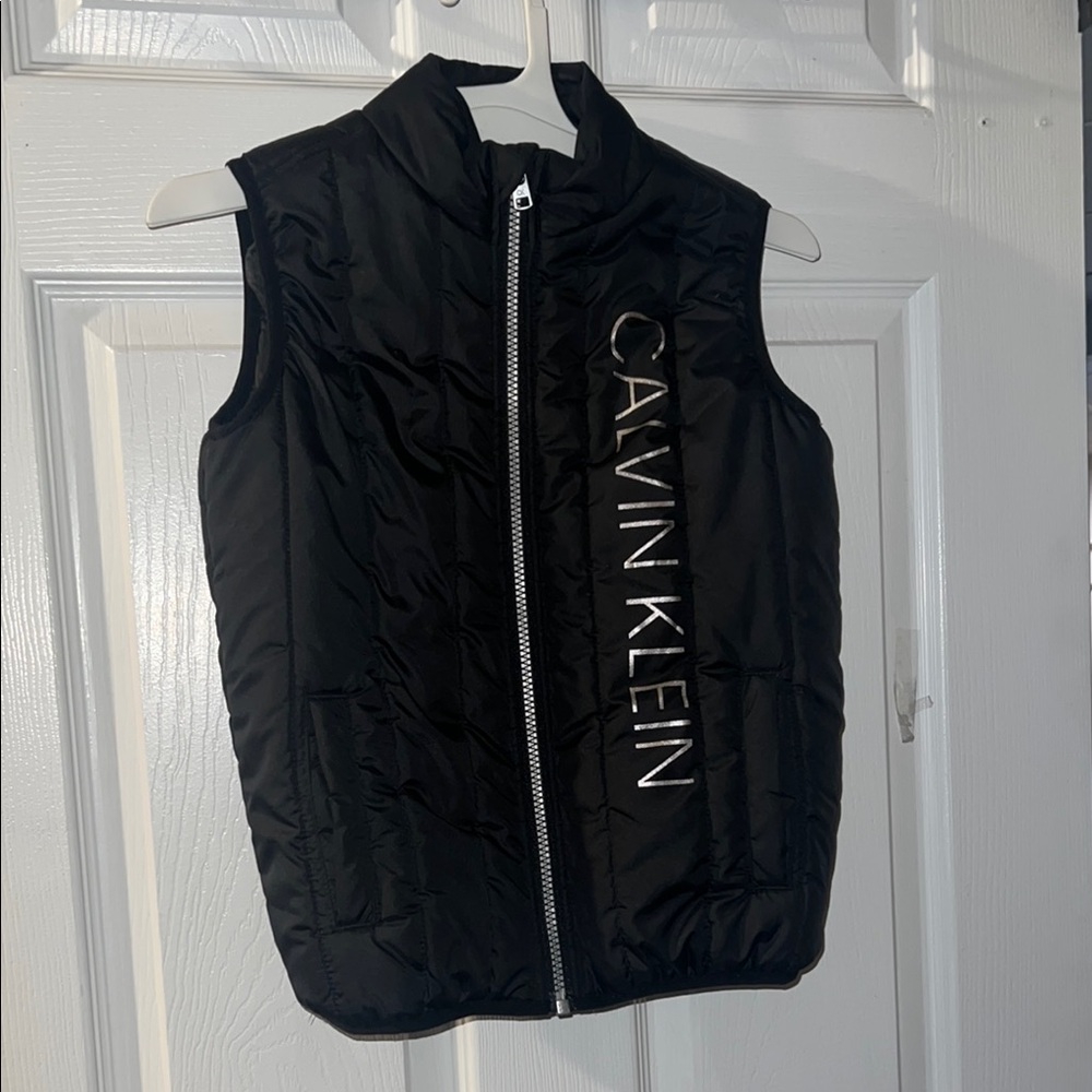 Calvin Klein Black Quilted Vest